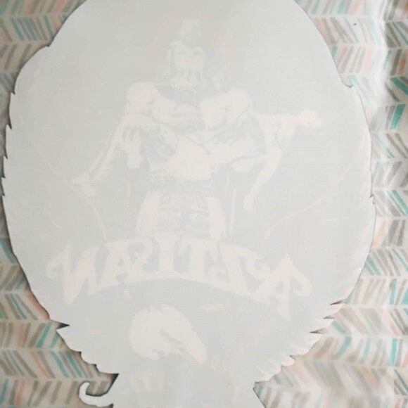 Vintage Aztlan- IRON ON TRANSFER - Heat Transfer Patch - Rare - Picture 2 of 7